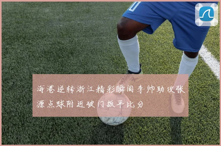 海港逆转浙江精彩瞬间李帅助攻张源点球附近破门扳平比分